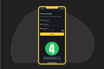 إتمام التحقق من الهوية (KYC)